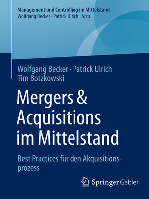 cover image of Mergers & Acquisitions im Mittelstand